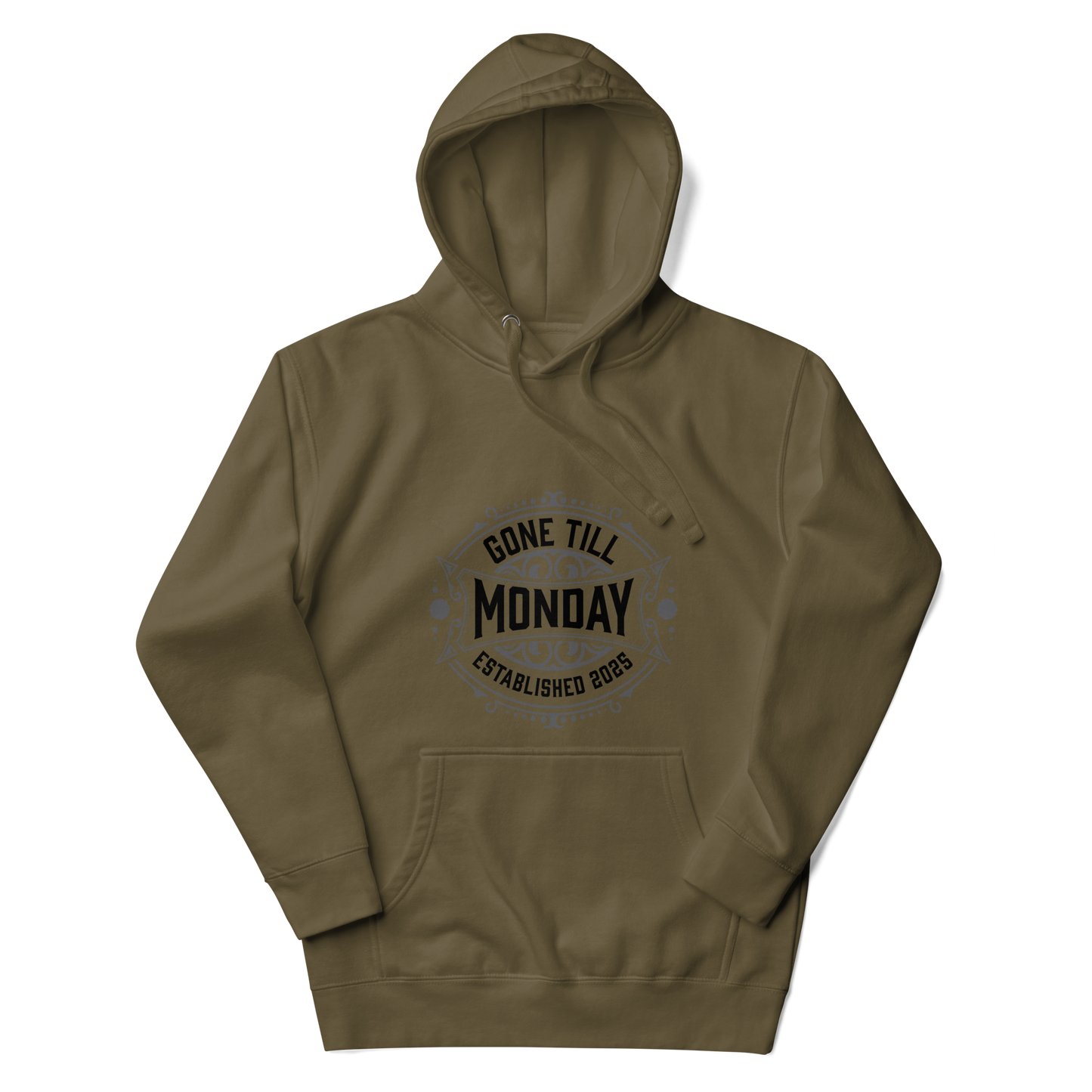 Gone Till Monday Rugged Hoodie